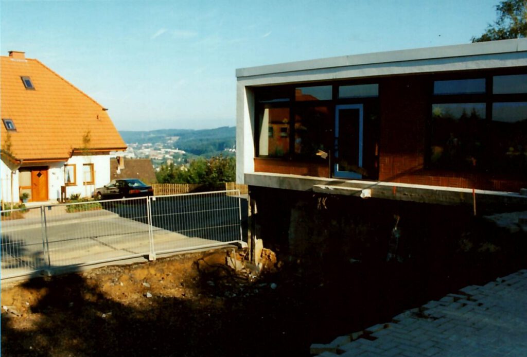 August 1994 - Der Bagger kommt (3)