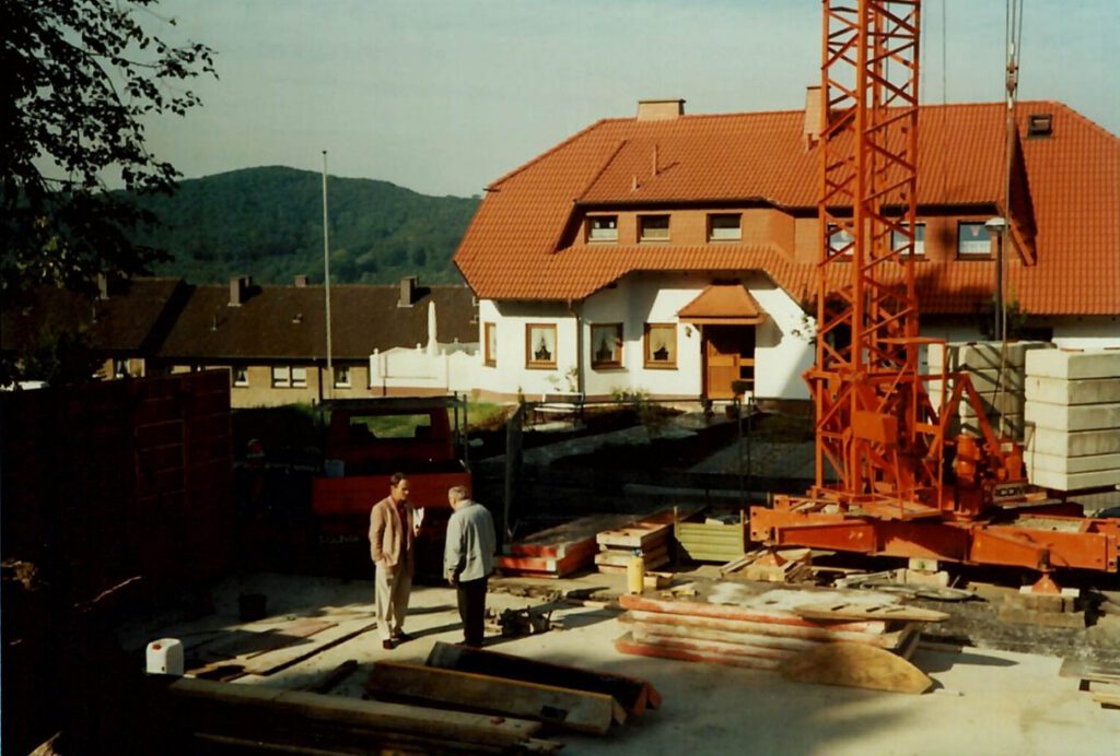 August 1994 - Der Bagger kommt (6)